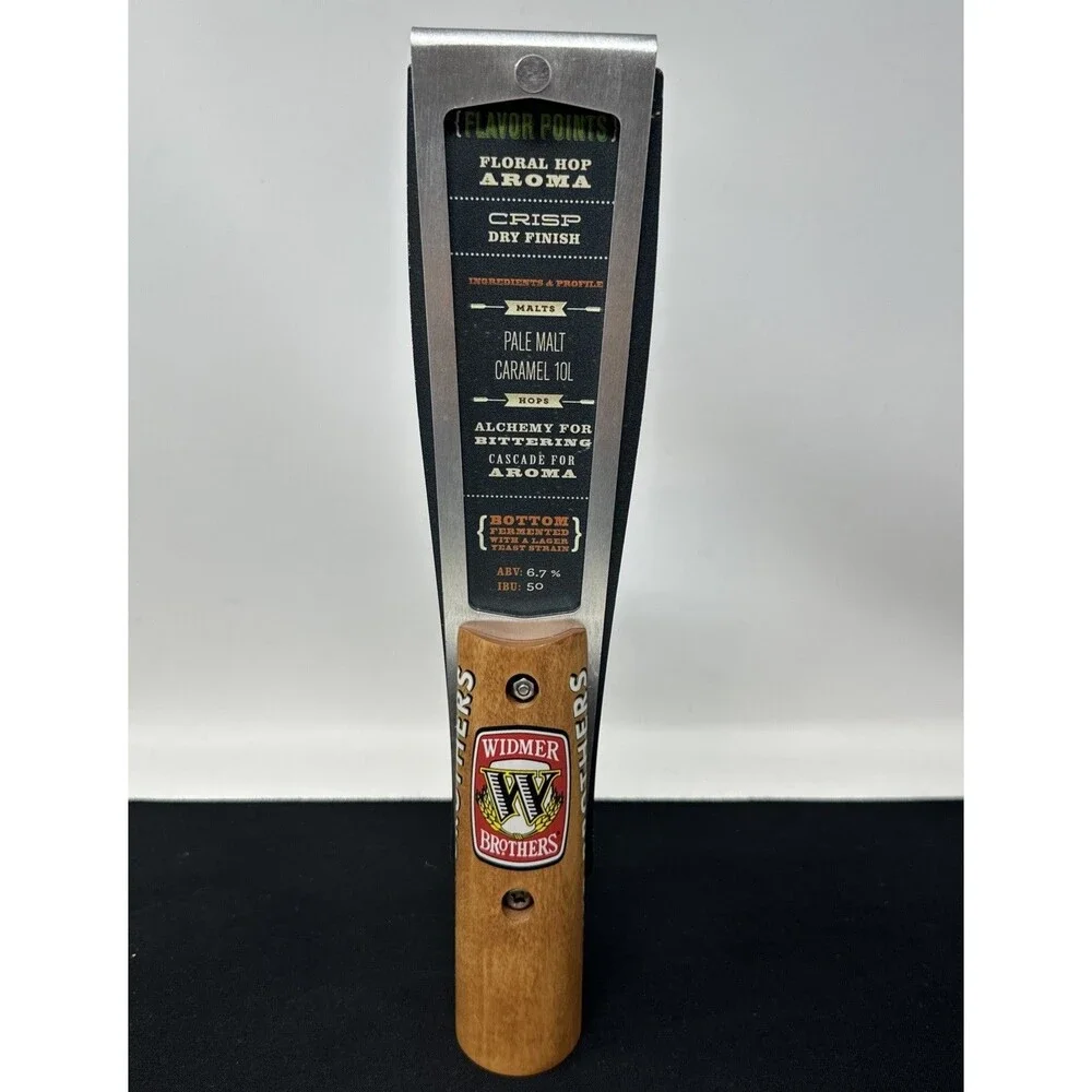Widmer Brothers Hopside Down IPL 11 Inch Beer Tap Handle Bar Draft Pull Preowned